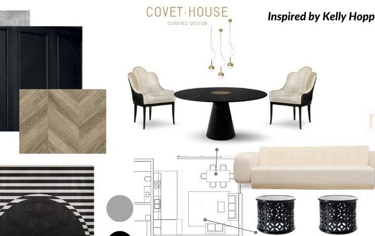 Shop the look with this Moodboard inspired in Kelly Hoppen